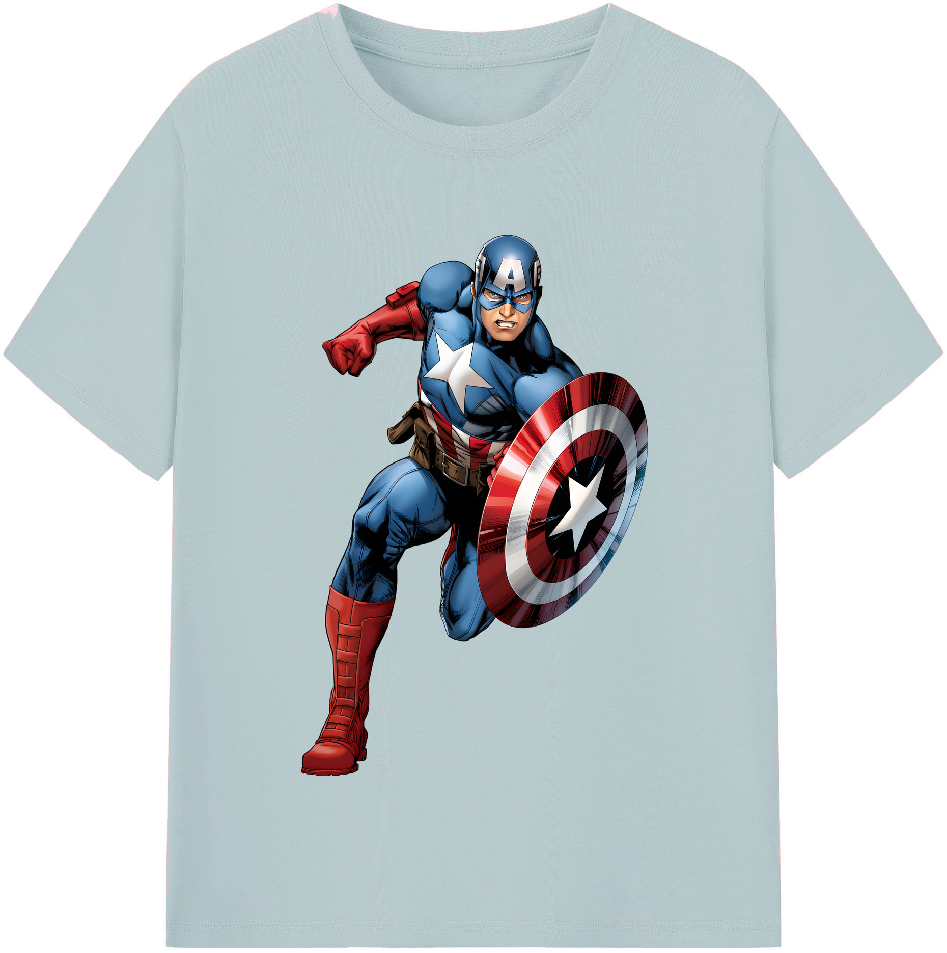 （画像用） アベンジャーズ The Avengers 綿100％半袖Tシャツ（フロントプリント）